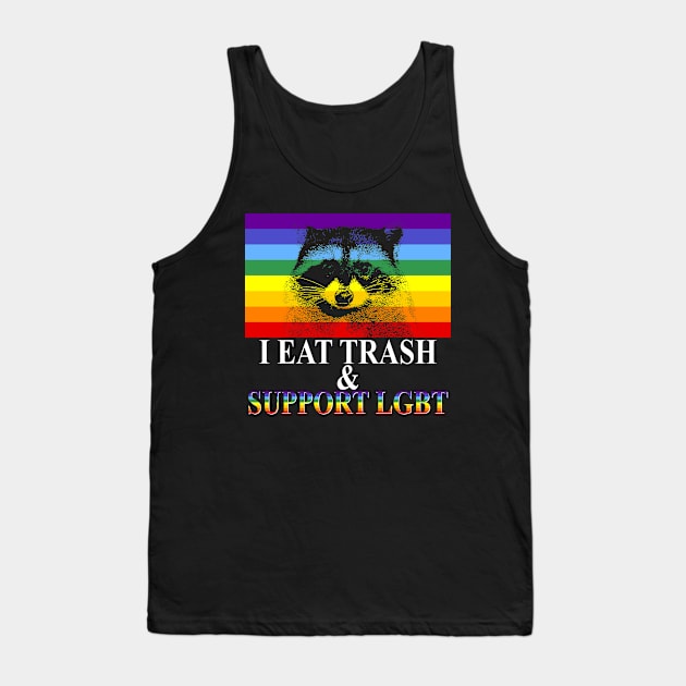 Raccoon LGBT Tank Top by giovanniiiii